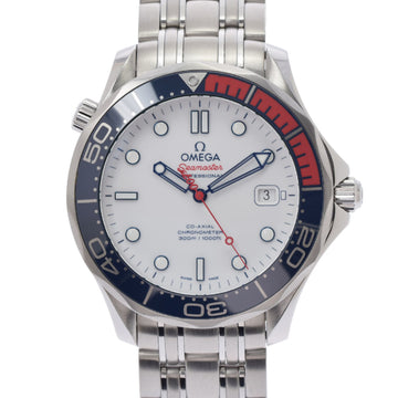 OMEGA Seamaster 300 Co-Axial 2960 7007 Limited 007 Model 212.32.41.20.04.001 Men's SS Watch Automatic Winding White Dial