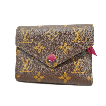 Louis Vuitton Trifold Wallet Monogram Portefeuille Victorine M41938 Fuchsia