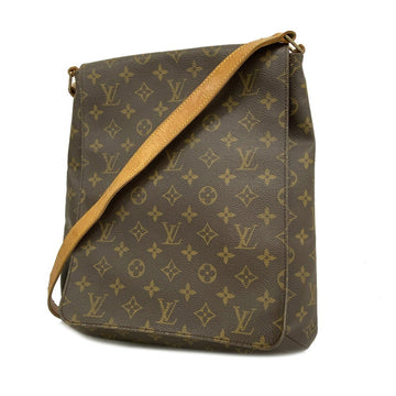 LOUIS VUITTON Shoulder Bag Monogram Musette M51256 Brown Ladies