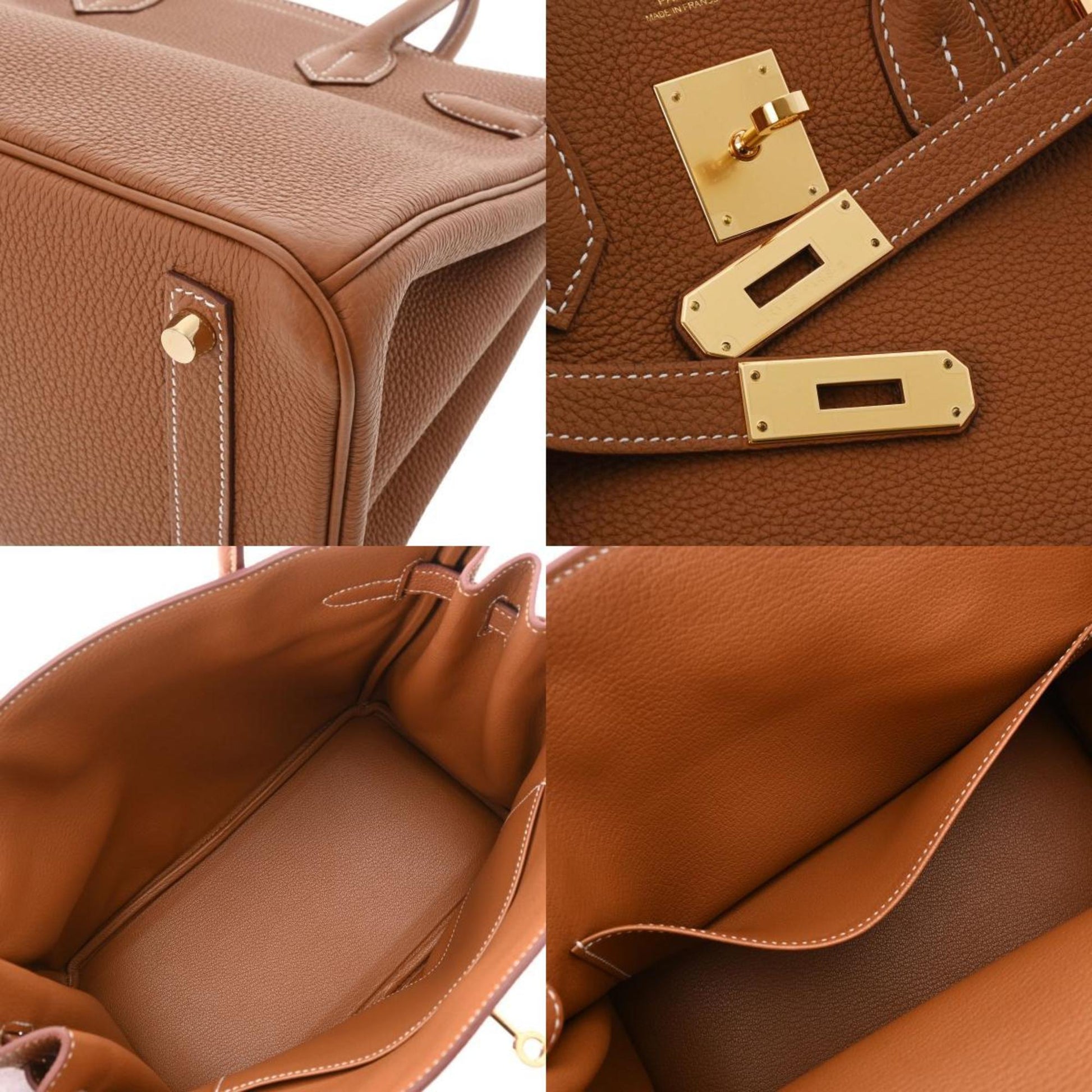 HERMES Birkin 3EN1 Size 30 Beton Togo Leather Swift Leather Toile GM–  GALLERY RARE Global Online Store