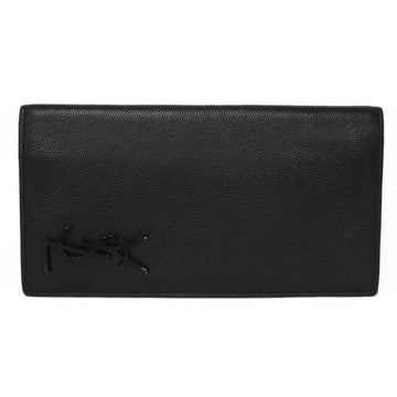 SAINT LAURENT Long Wallet Cassandra Continental Bifold YSL Black 529981 BTY0U 1000 Men's Billfold