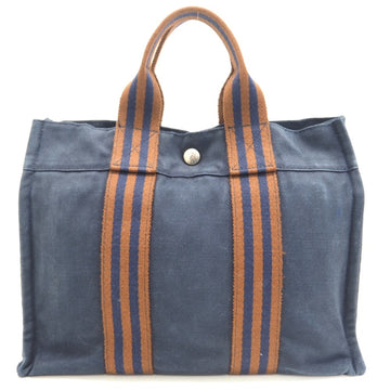 HERMES Fool to PM handbag navy unisex