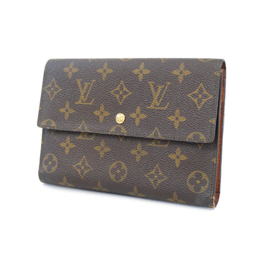 LOUIS VUITTONAuth  Monogram Pochette Pass Pole M60135 Unisex Long Wallet