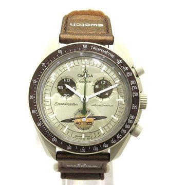 OMEGA Swatch Speedmaster Mission to Saturn SD33T100 Watch New Item Men's