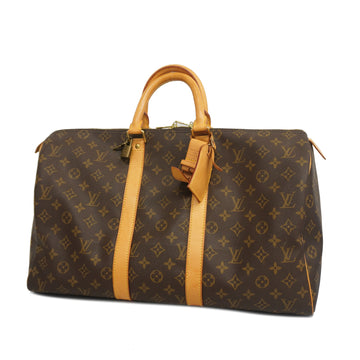 LOUIS VUITTONAuth  Monogram Keepol 45 M41428 Men,Women,Unisex Boston Bag,Handbag