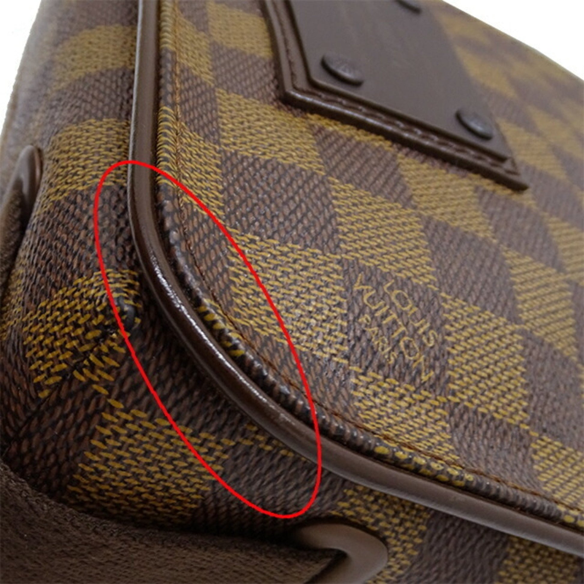 Louis Vuitton LOUIS VUITTON Bag Damier Women's Shoulder Brooklyn PM Brown  N51210 Daily Use