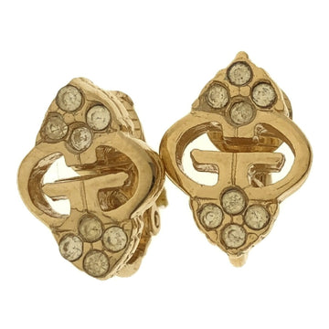 GIVENCHY earrings accessories gold stone logo ladies