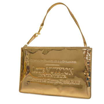 LOUIS VUITTONAuth  Monogram Miroir Pochette Prat M95278 Women's Pouch Gold