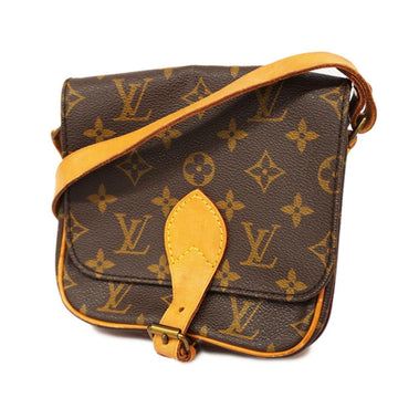 LOUIS VUITTON Shoulder Bag Monogram Mini Cartociere M51254 Brown Ladies