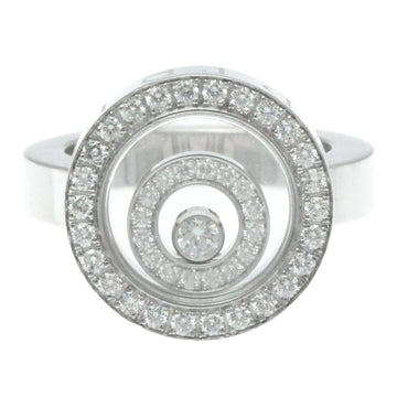 CHOPARD Happy Spirit 82/5422/0-20 White Gold [18K] Fashion Diamond Band Ring Silver