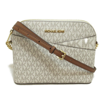 MICHAEL KORS Shoulder Bag Beige PVC coated canvas 35F1GTVC6B