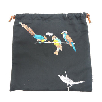 LOEWE Parrot Drawstring Other Bag Black Unisex