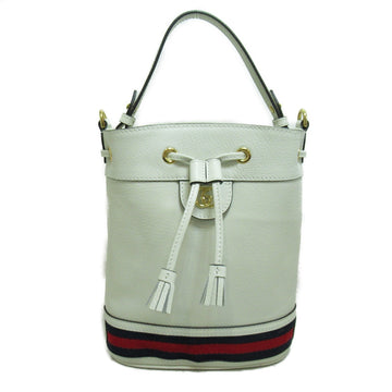 GUCCI GG Marmont 2wayShoulder Bag White leather 610846