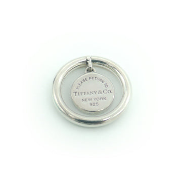 TIFFANY & Co.  return toe round tag ring silver 925 size 7
