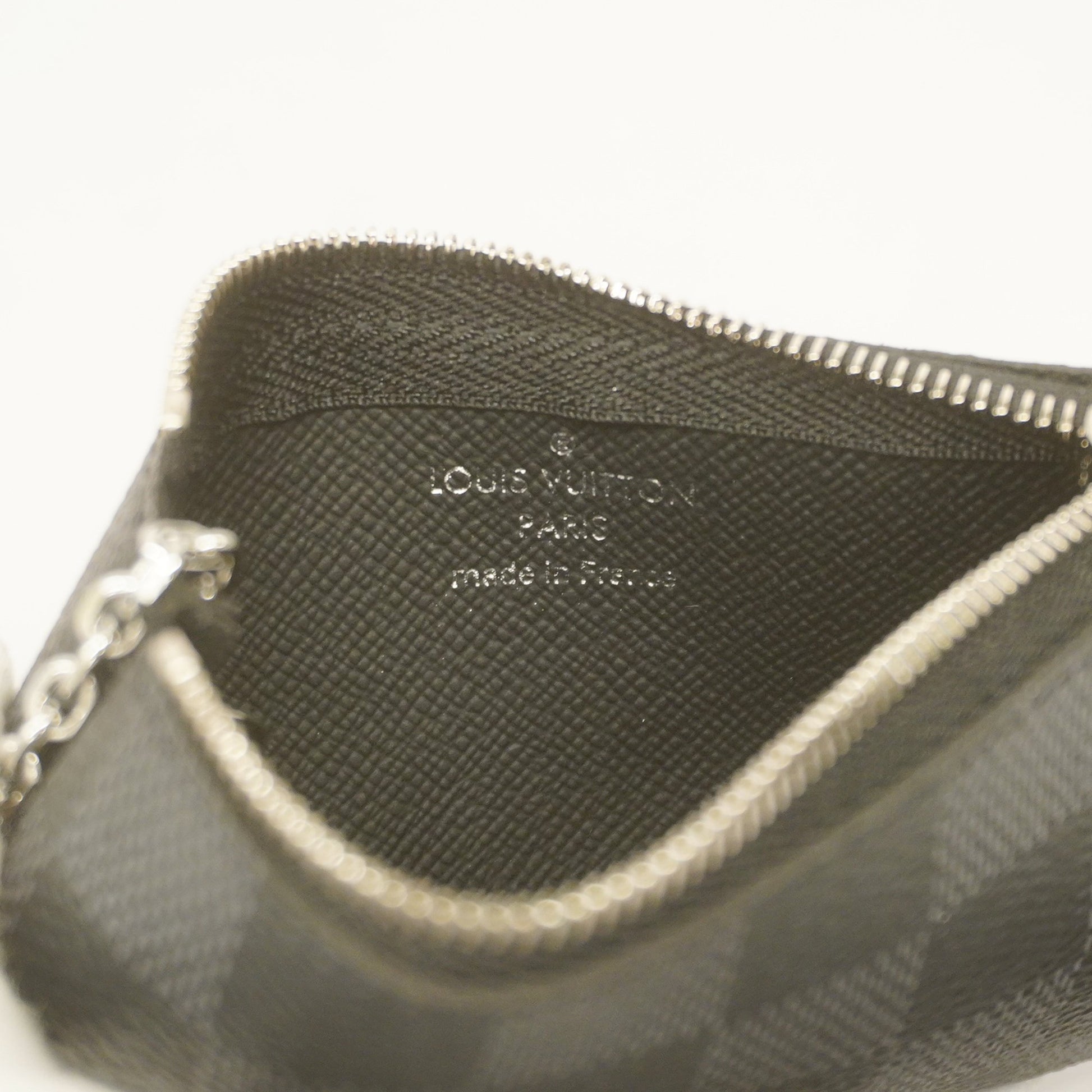 Shop Louis Vuitton DAMIER GRAPHITE Pochette cle (N60155) by