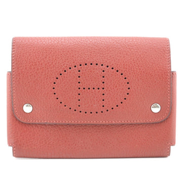 HERMES/ Etui Cult GM Pouch Red Ladies