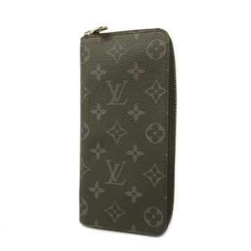 LOUIS VUITTONAuth  Monogram Eclipse Zippy Wallet Vertical M62295 Long Wallet