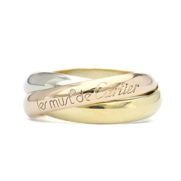 CARTIER Trinity Pink Gold [18K],White Gold [18K],Yellow Gold [18K] Fashion No Stone Band Ring