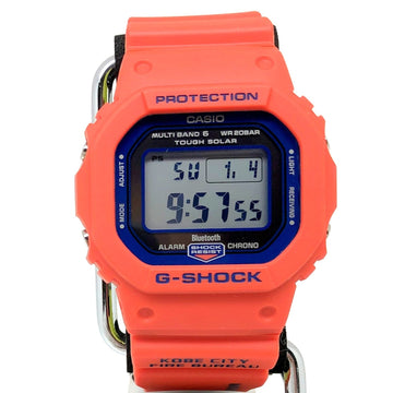 CASIO G-SHOCK G-Shock Watch GW-B5600FB-4JR Kobe City Fire Department Rescue Team 50th Anniversary Collaboration Double Name Orange Yellow Digital Radio Solar Men's