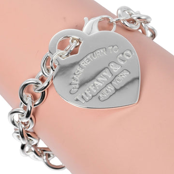 TIFFANY Return Toe Heart Tag Bracelet Large Size Silver 925 &Co.