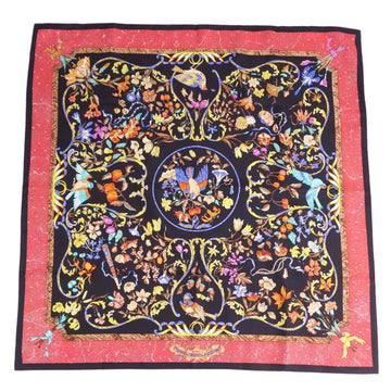 HERMES Scarf Muffler Carre 90 PIERRES D ORIENT ET OCCIDENT Oriental Stones and Western Stonework 100% Silk Ladies Multicolor