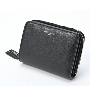 SAINT LAURENT Zip Wallet 414661 Black