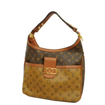 LOUIS VUITTON Shoulder Bag Monogram Reverse Hobo Dauphine MM M45195 Brown Ladies