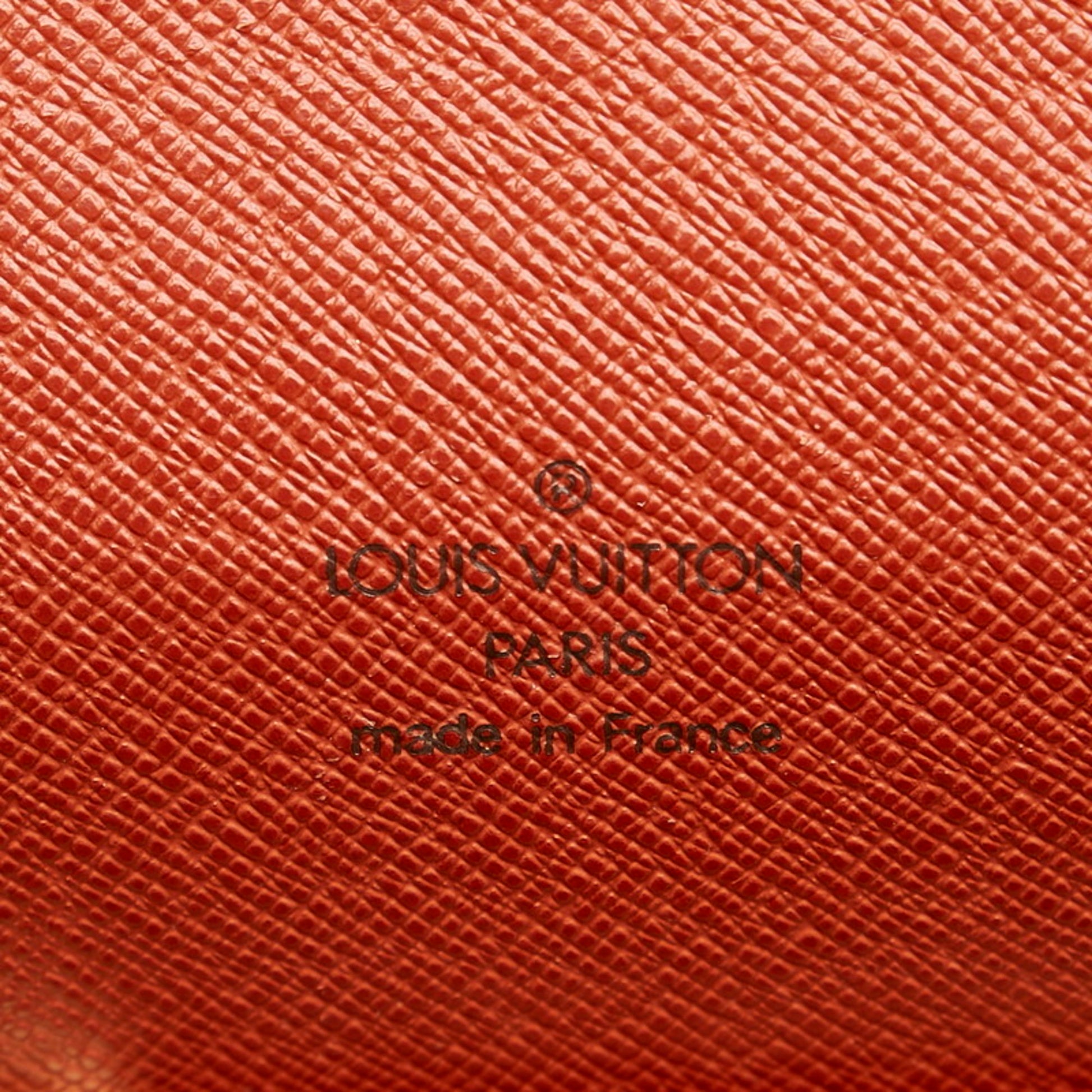 LOUIS VUITTON Tribeca Mini Damier Ebene Shoulder Bag Brown N51162 TH0021