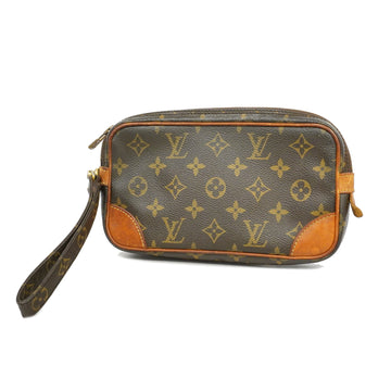 Louis Vuitton Monogram Marly Dragonne PM M51827 Women's Clutch Bag