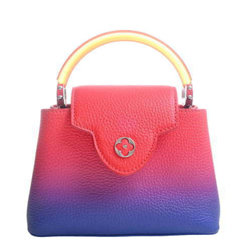 Louis Vuitton Taurillon Clemence Capucines MINI Gradation Handbag Red/Blue