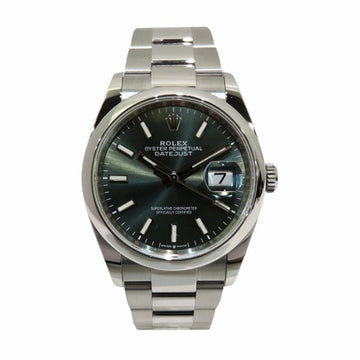 ROLEX Datejust 126200 Automatic Green Random Number Watch Men's