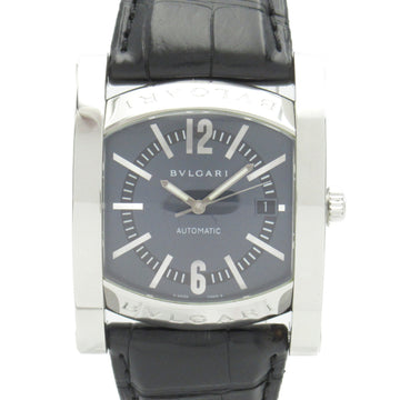 BVLGARI Assioma Wrist Watch Watch Wrist Watch AA48S Mechanical Automatic Blue Stainless Steel Leather belt AA48S
