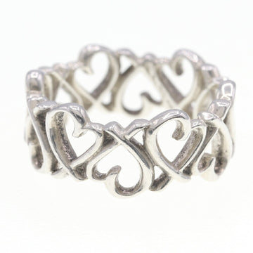 TIFFANY Ring Paloma Picasso Loving Heart Band SV Sterling Silver 925 Women's &CO.