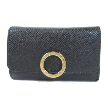 BVLGARI Key Case Leather Unisex