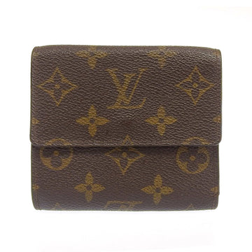 LOUIS VUITTON Monogram Portomone Bier Cult Credit Portefeuille Elise W Fold Wallet Brown M61652