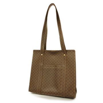 CELINE shoulder bag macadam brown ladies