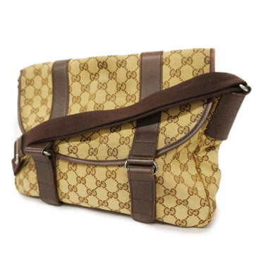 GUCCI Shoulder Bag GG Canvas 145859 Brown Men's Women's