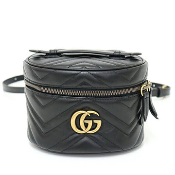 Gucci GG Marmont 598594 Quilting Bag Black
