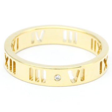 TIFFANY Atlas Pierced Diamond Ring Yellow Gold [18K] Fashion Diamond Band Ring Gold