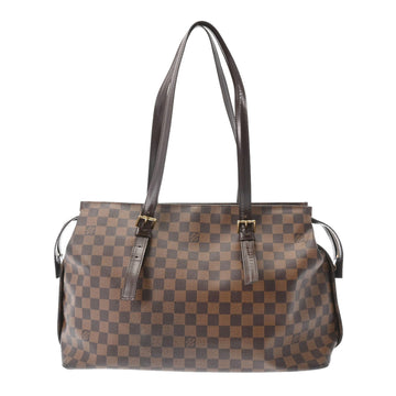 LOUIS VUITTON Damier Chelsea Brown N51119 Women's Canvas Tote Bag