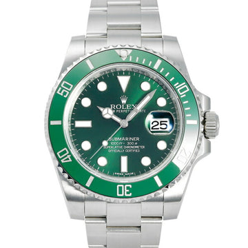 ROLEX Submariner 116610LV Green Dial Watch Men's