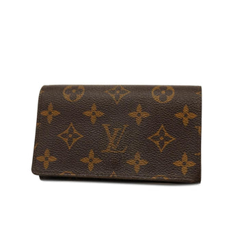 LOUIS VUITTON Wallet Monogram Portomone Vietresor M61730 Brown Men's Women's