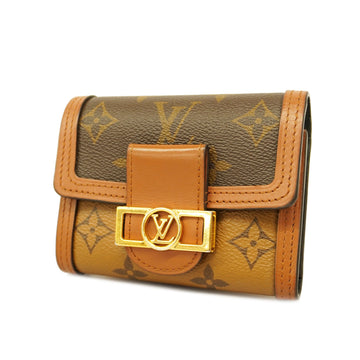 LOUIS VUITTONAuth  Monogram Reverse Portofeuil Daufine Compact M68725