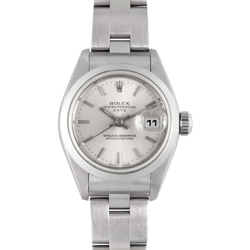 ROLEX Datejust 79160 SS P number ladies automatic watch bar index silver dial