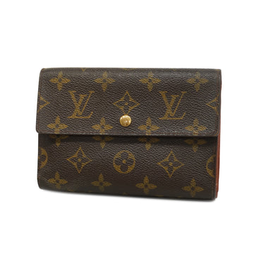 LOUIS VUITTONAuth  Monogram Porto Tresor Etuy Papier M61202 Wallet