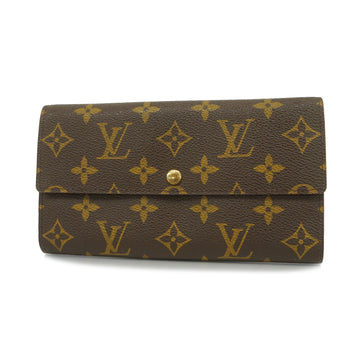 LOUIS VUITTONAuth  Monogram Porto Mone Credit M61725 Men,Women,Unisex Wallet