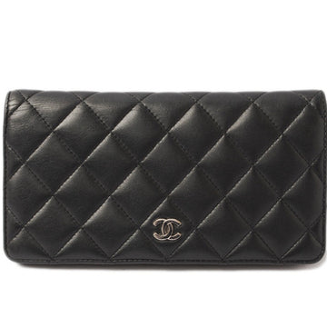 Chanel Purse CHANEL Timeless Classic A31509 Matelasse Lambskin Black Bordeaux