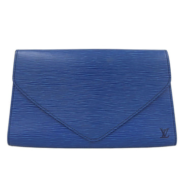 Louis Vuitton Epi Art Deco Second Bag Clutch Toledo Blue M52635