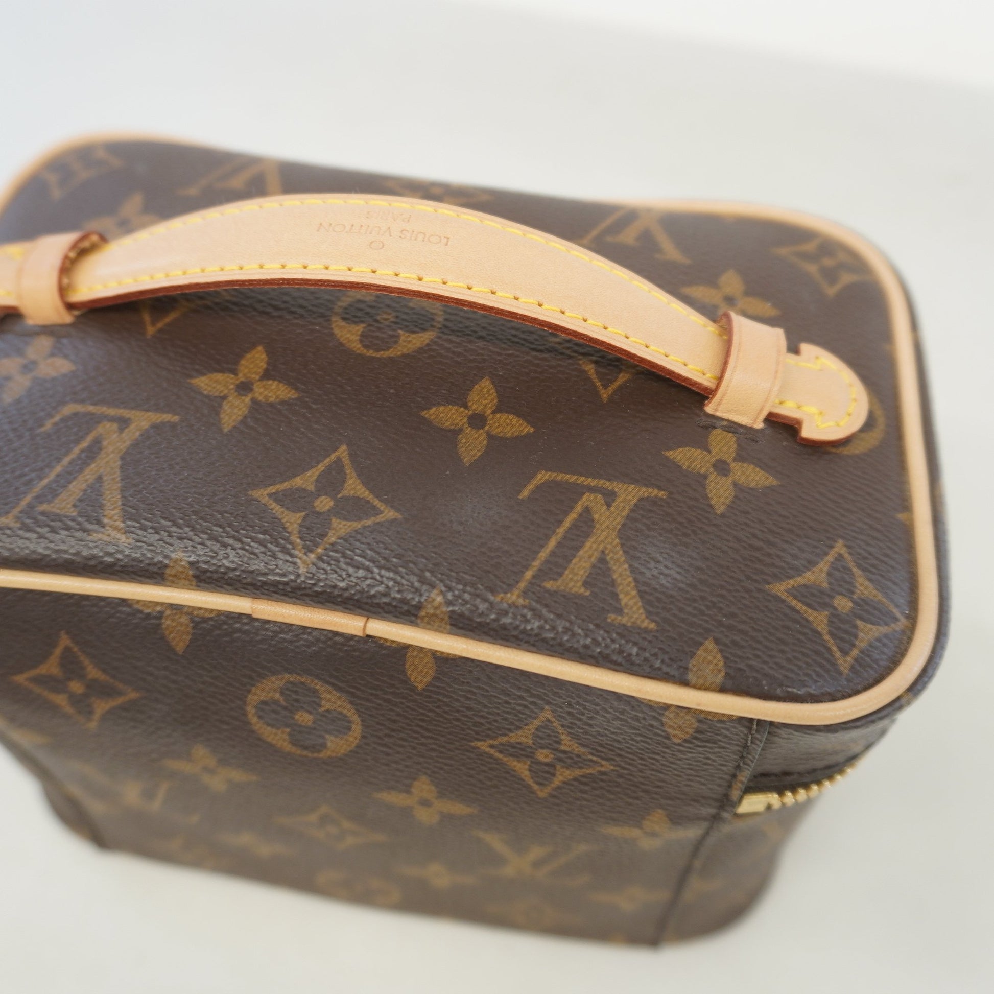 Shop Louis Vuitton Nice mini toiletry pouch (M44495) by SolidConnection