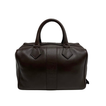 YVES SAINT LAURENT Leather Brown Boston Bag 19308